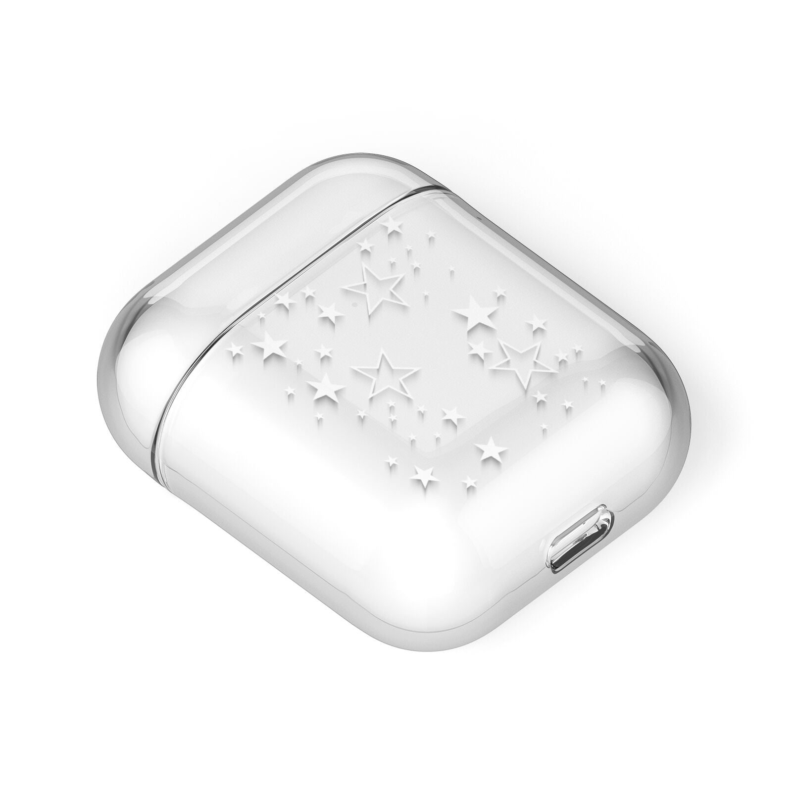 White Star AirPods Case Laid Flat