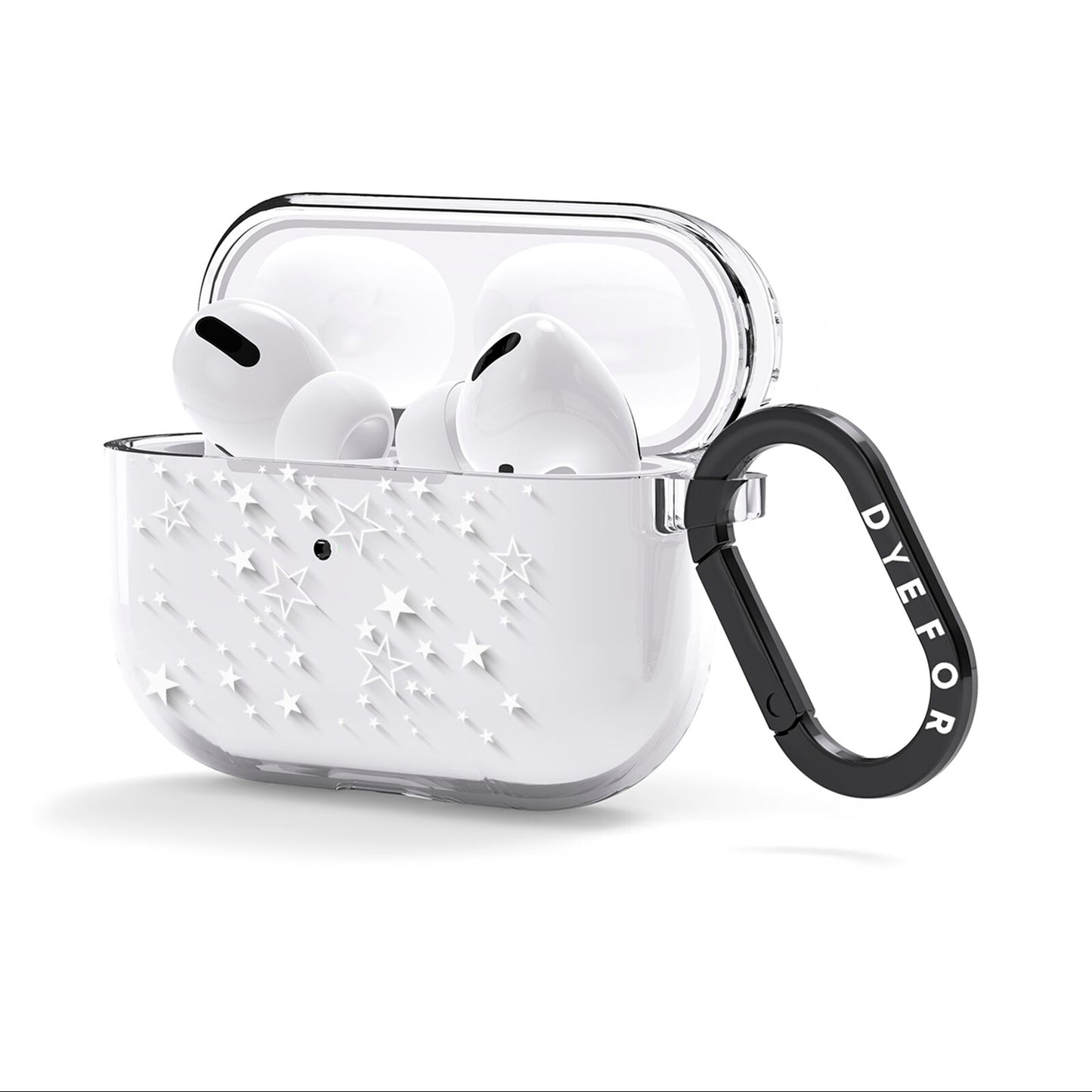 White Star AirPods Clear Case 3rd Gen Side Image