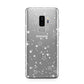 White Star Samsung Galaxy S9 Plus Case on Silver phone