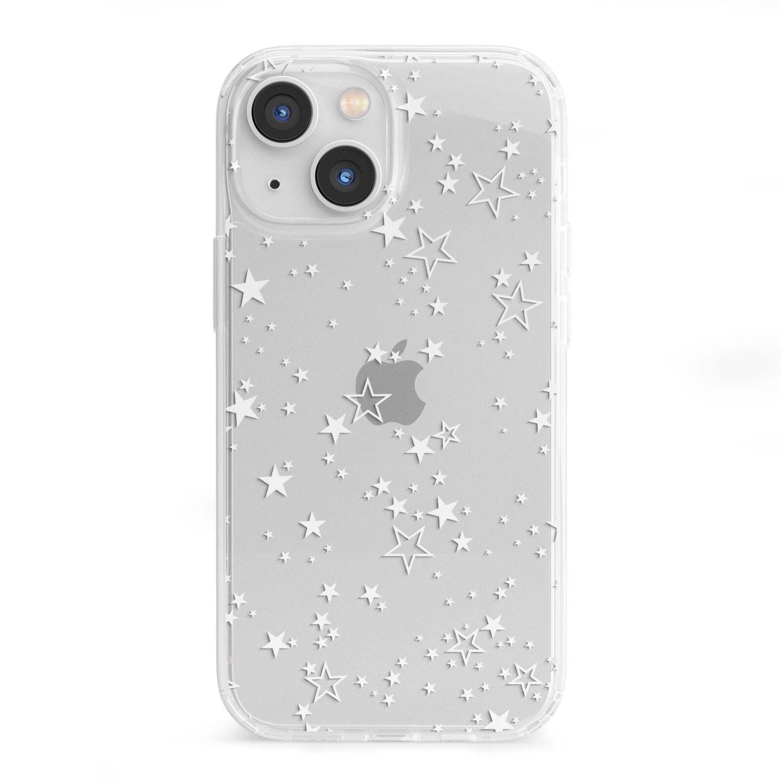 White Star iPhone 13 Mini Clear Bumper Case