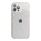 White Star iPhone 13 Pro Max TPU Impact Case with Pink Edges