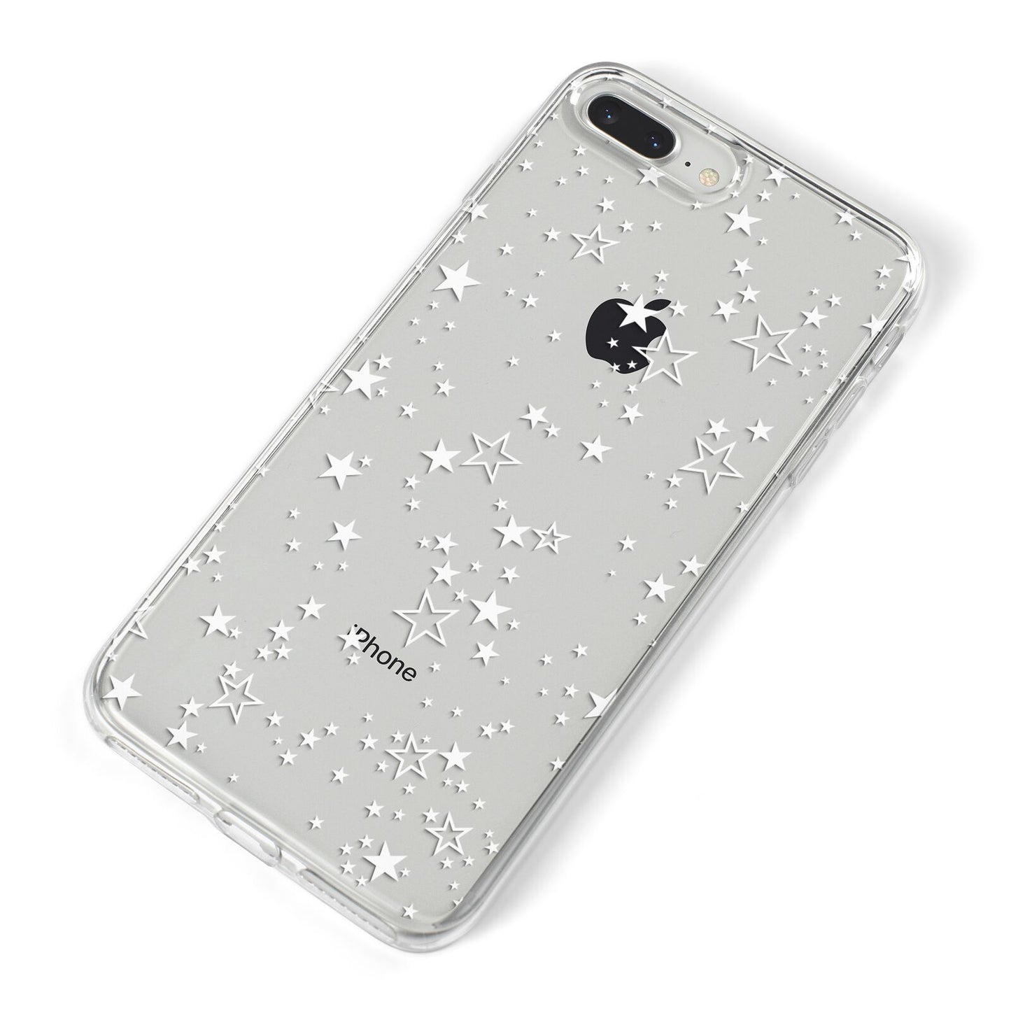 White Star iPhone 8 Plus Bumper Case on Silver iPhone Alternative Image