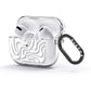 White Swirl AirPods Glitter Case 3rd Gen Side Image