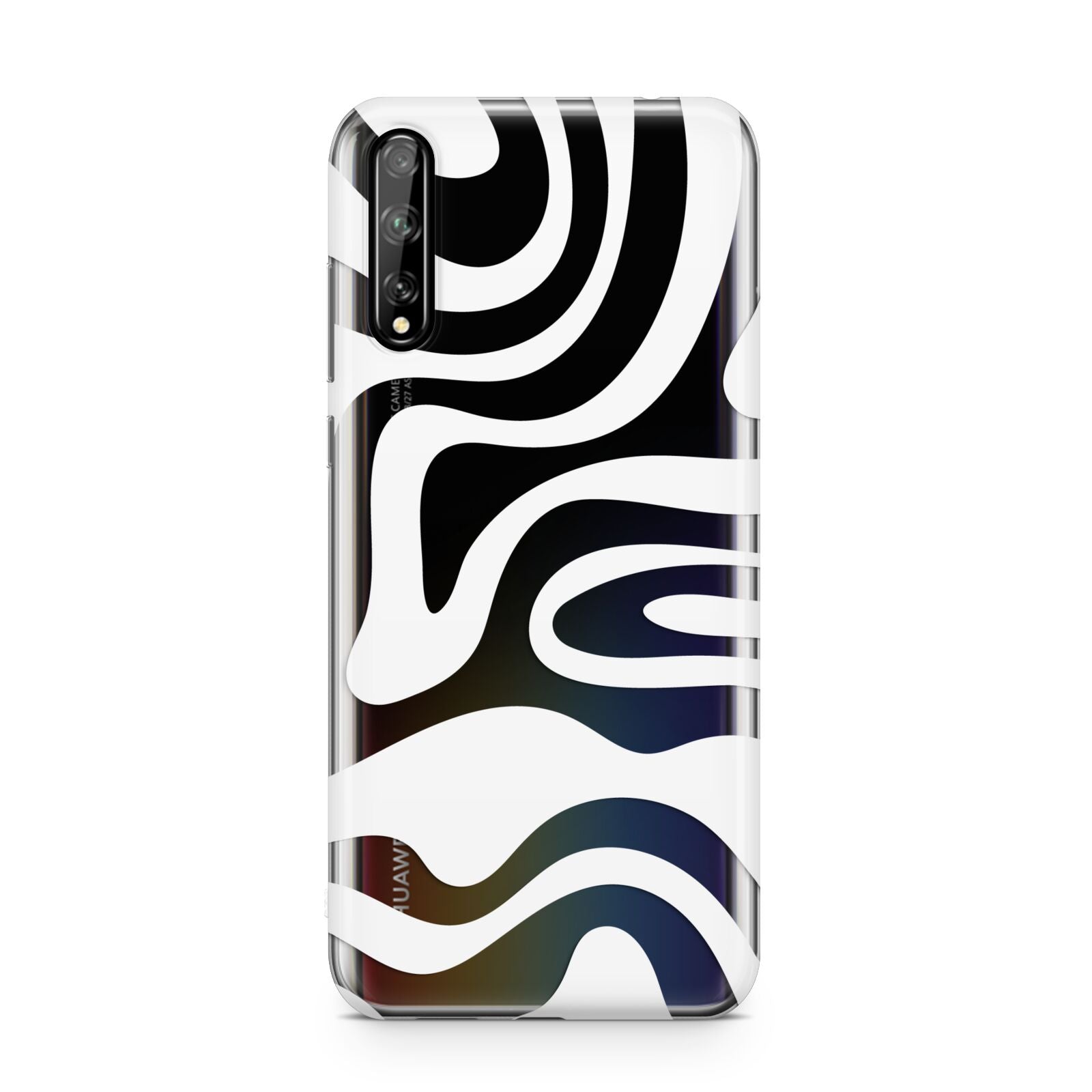 White Swirl Huawei Enjoy 10s Phone Case