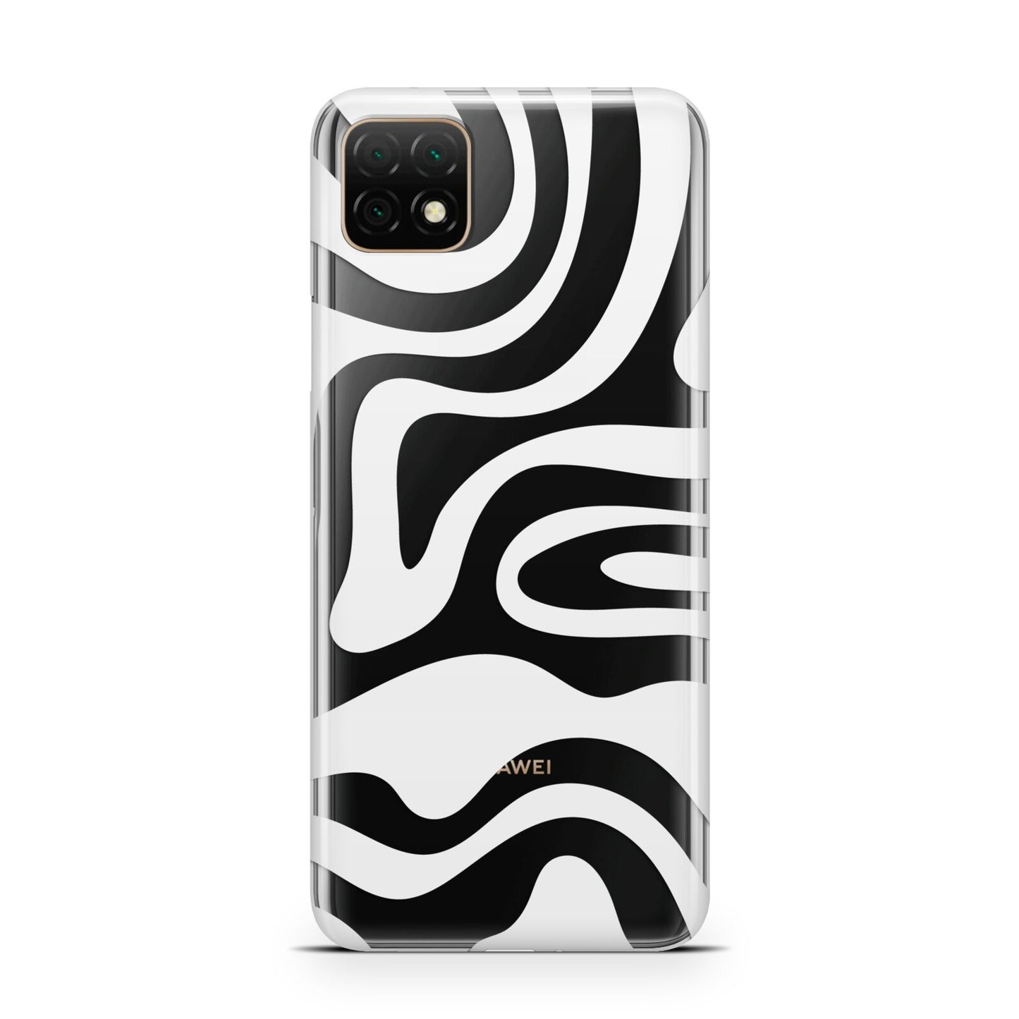 White Swirl Huawei Enjoy 20 Phone Case