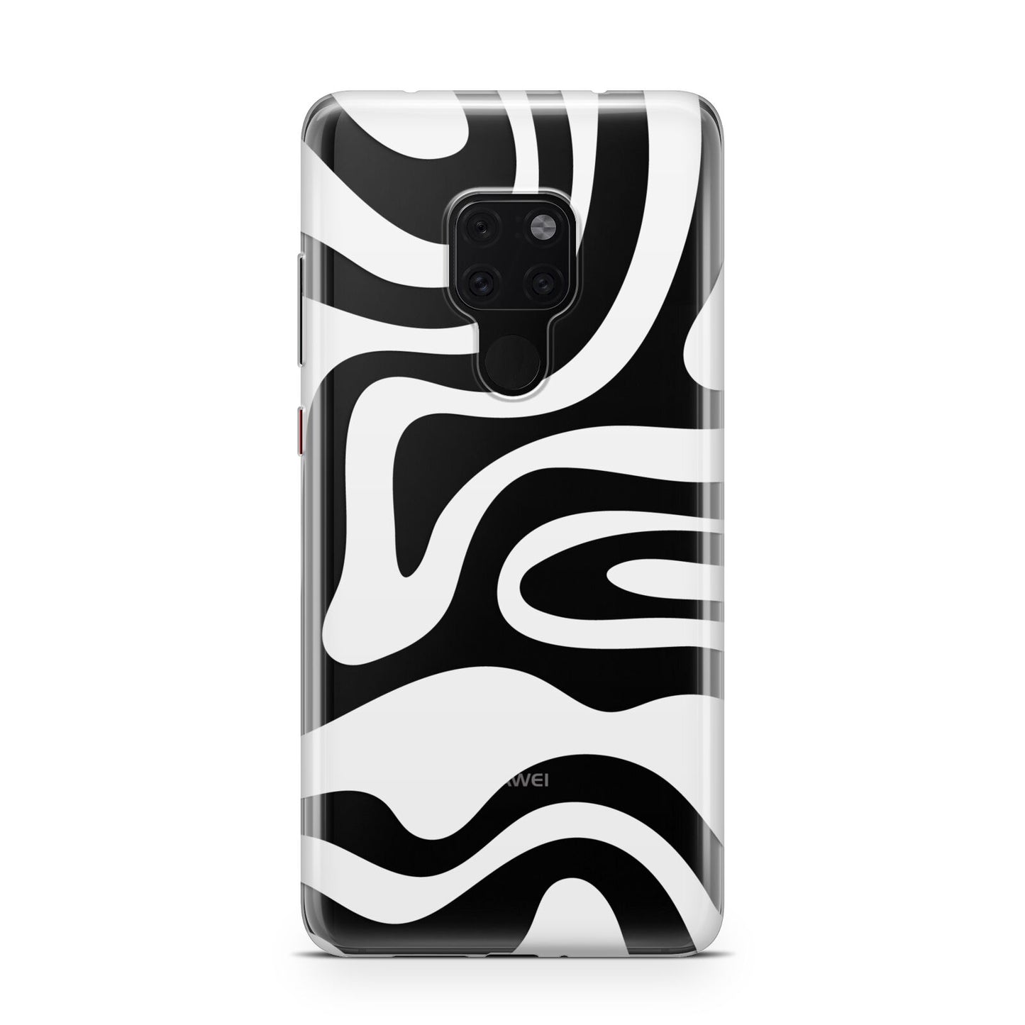 White Swirl Huawei Mate 20 Phone Case