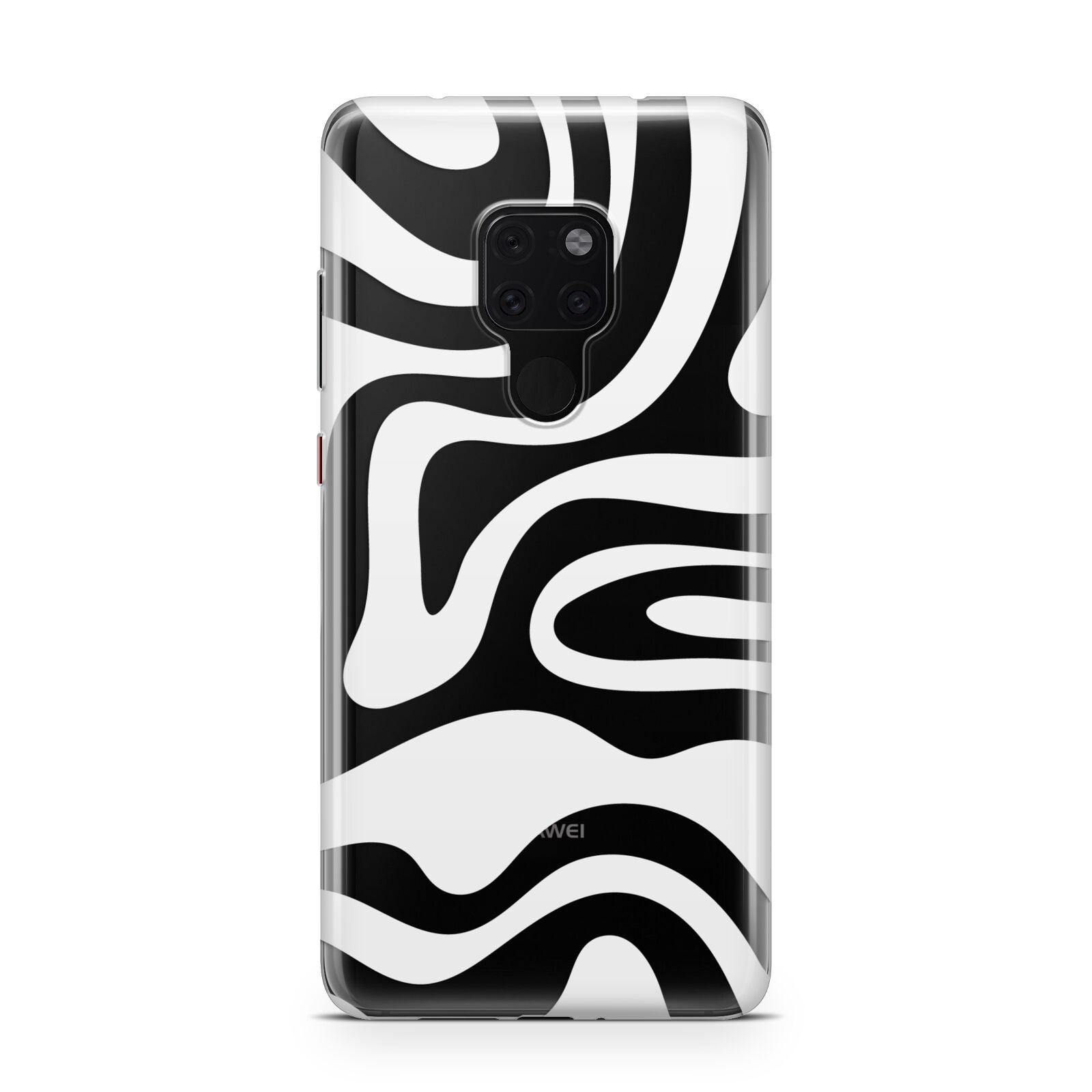 White Swirl Huawei Mate 20 Phone Case