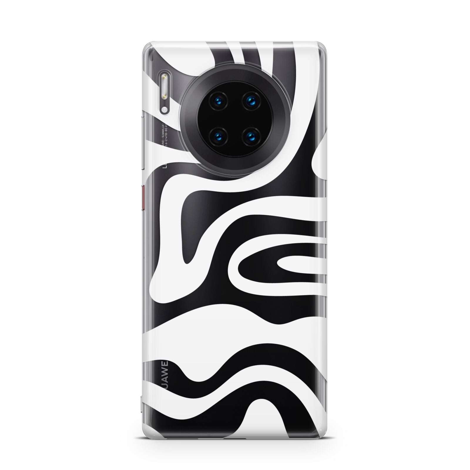 White Swirl Huawei Mate 30 Pro Phone Case