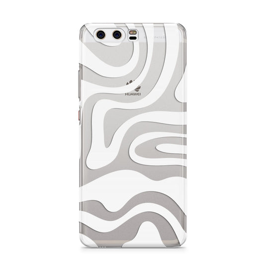 White Swirl Huawei P10 Phone Case