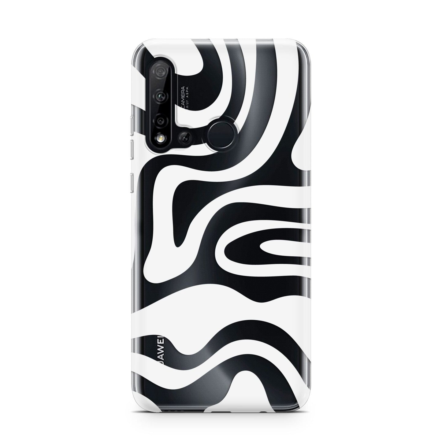 White Swirl Huawei P20 Lite 5G Phone Case