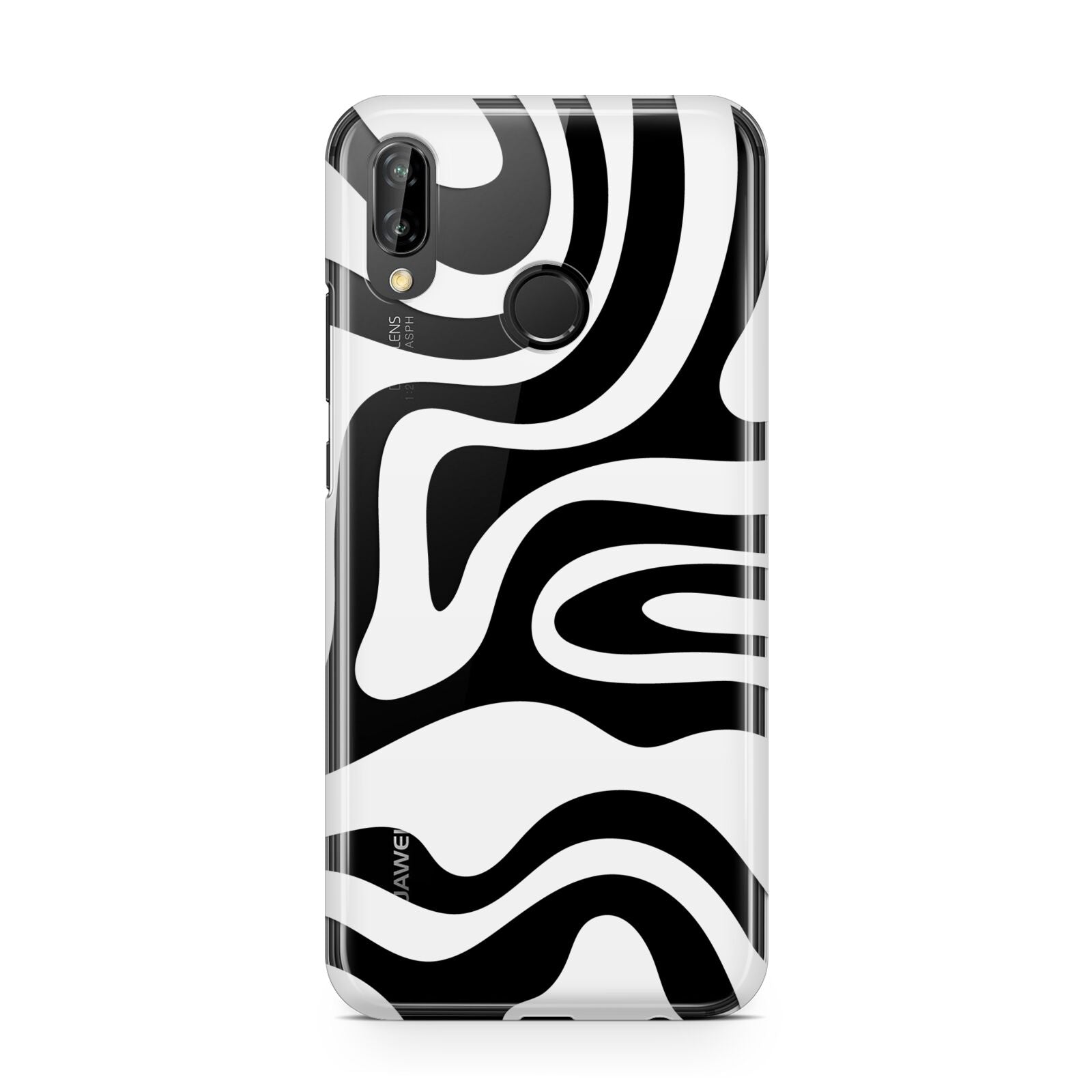 White Swirl Huawei P20 Lite Phone Case