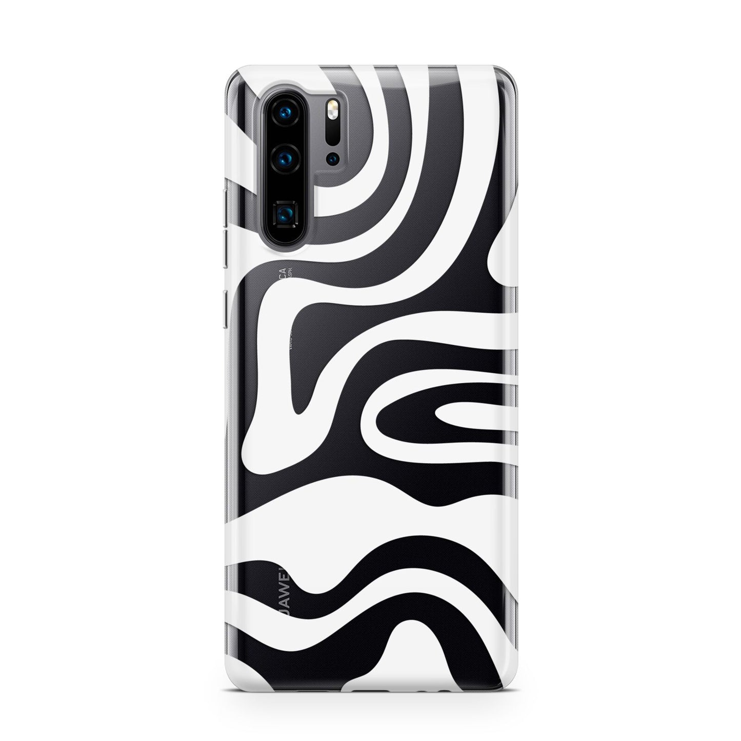 White Swirl Huawei P30 Pro Phone Case