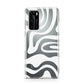 White Swirl Huawei P40 Phone Case