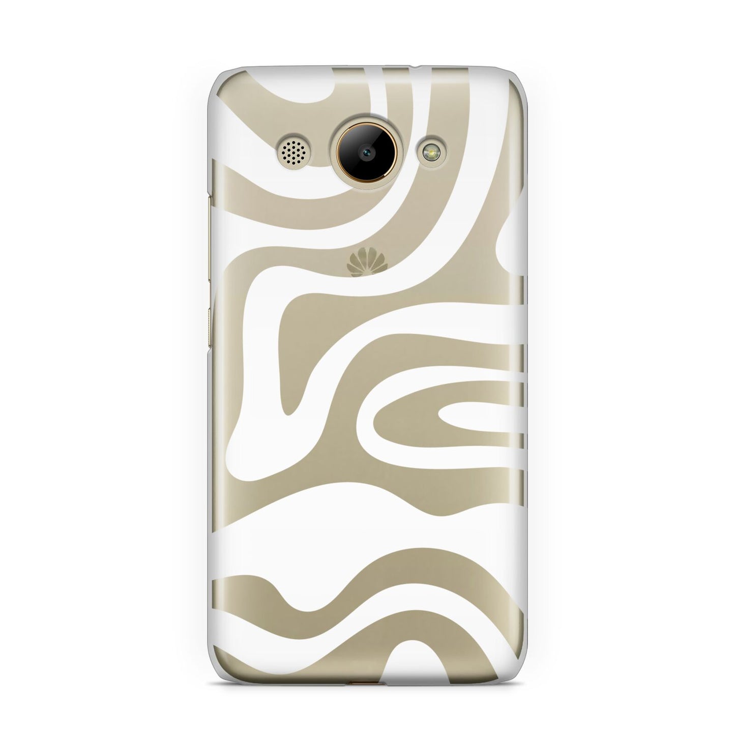 White Swirl Huawei Y3 2017
