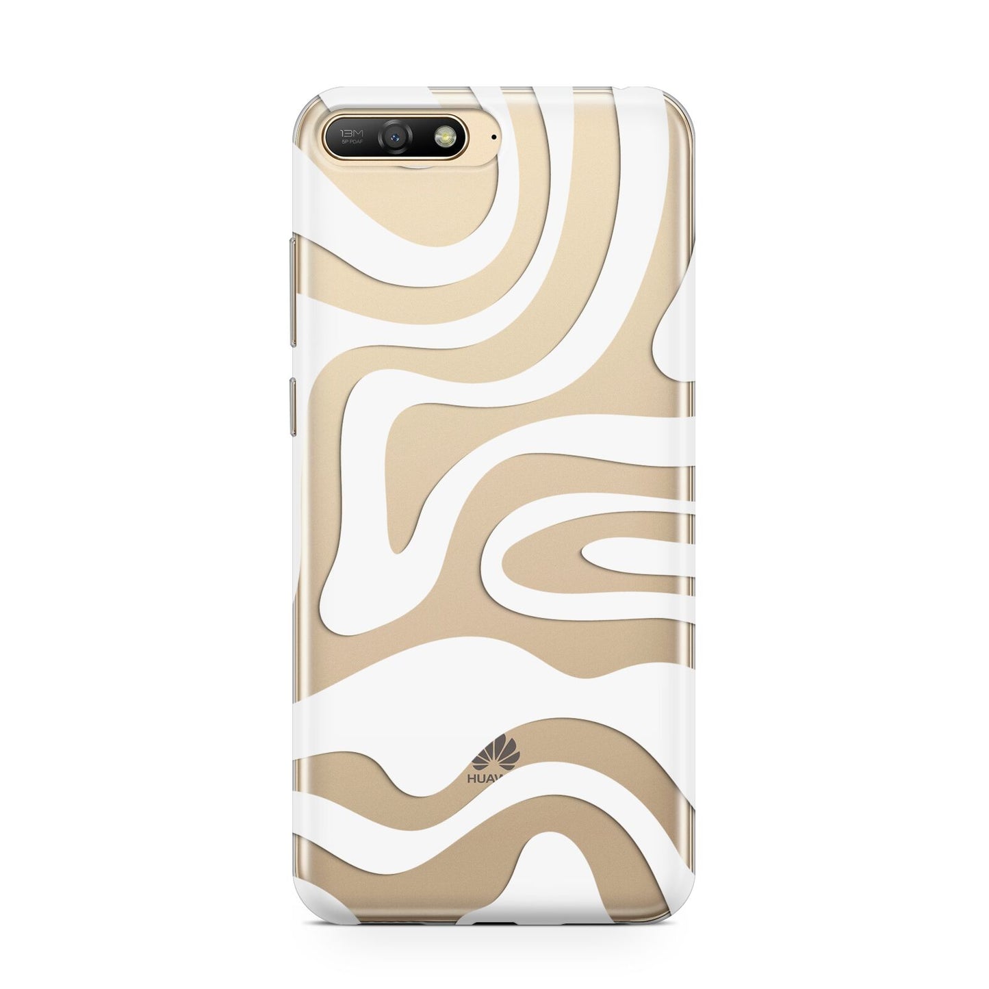 White Swirl Huawei Y6 2018