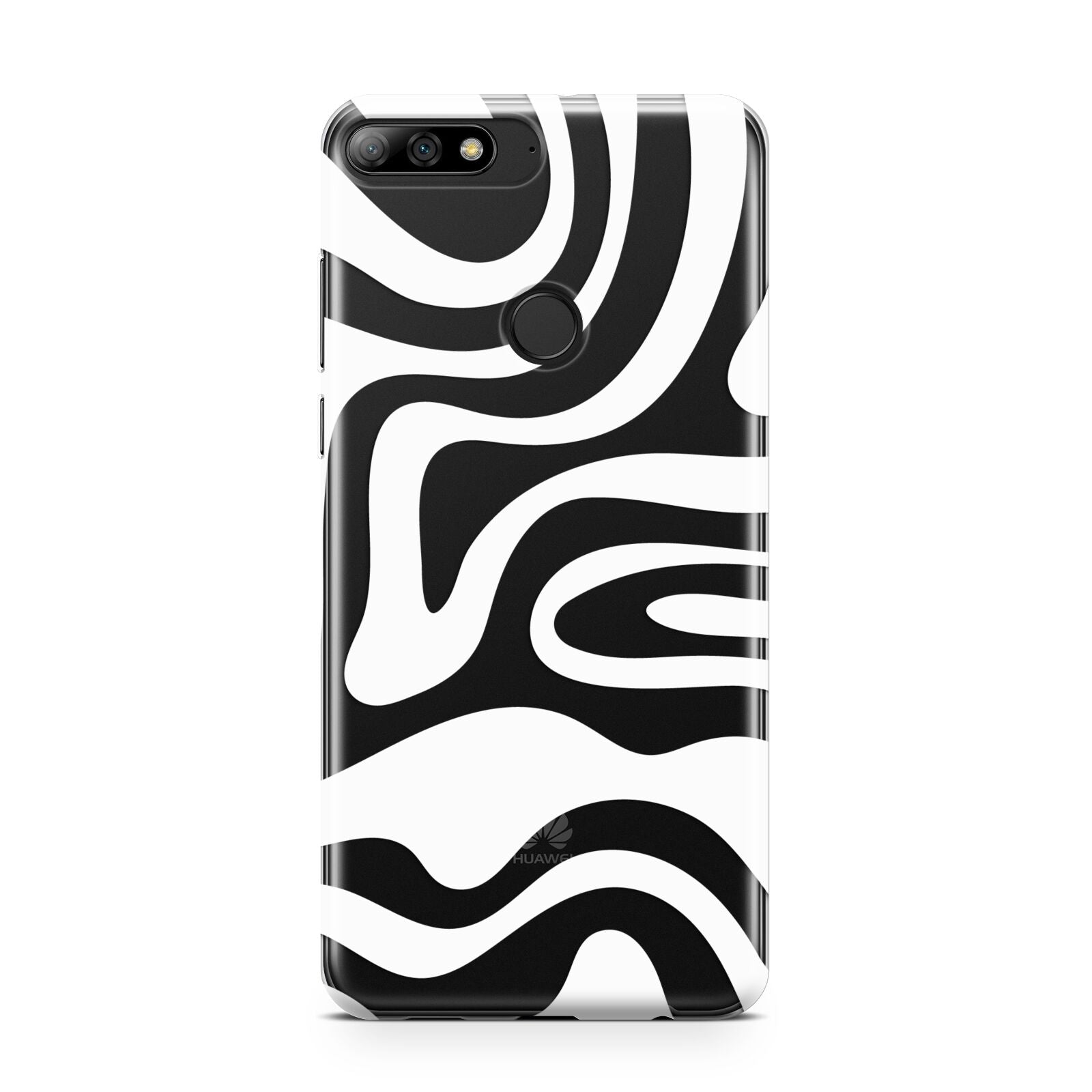 White Swirl Huawei Y7 2018