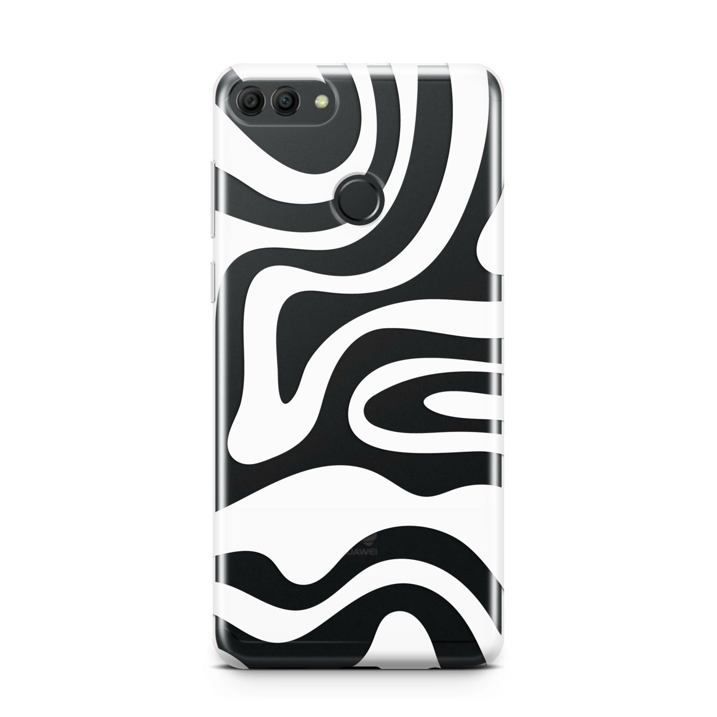 White Swirl Huawei Y9 2018