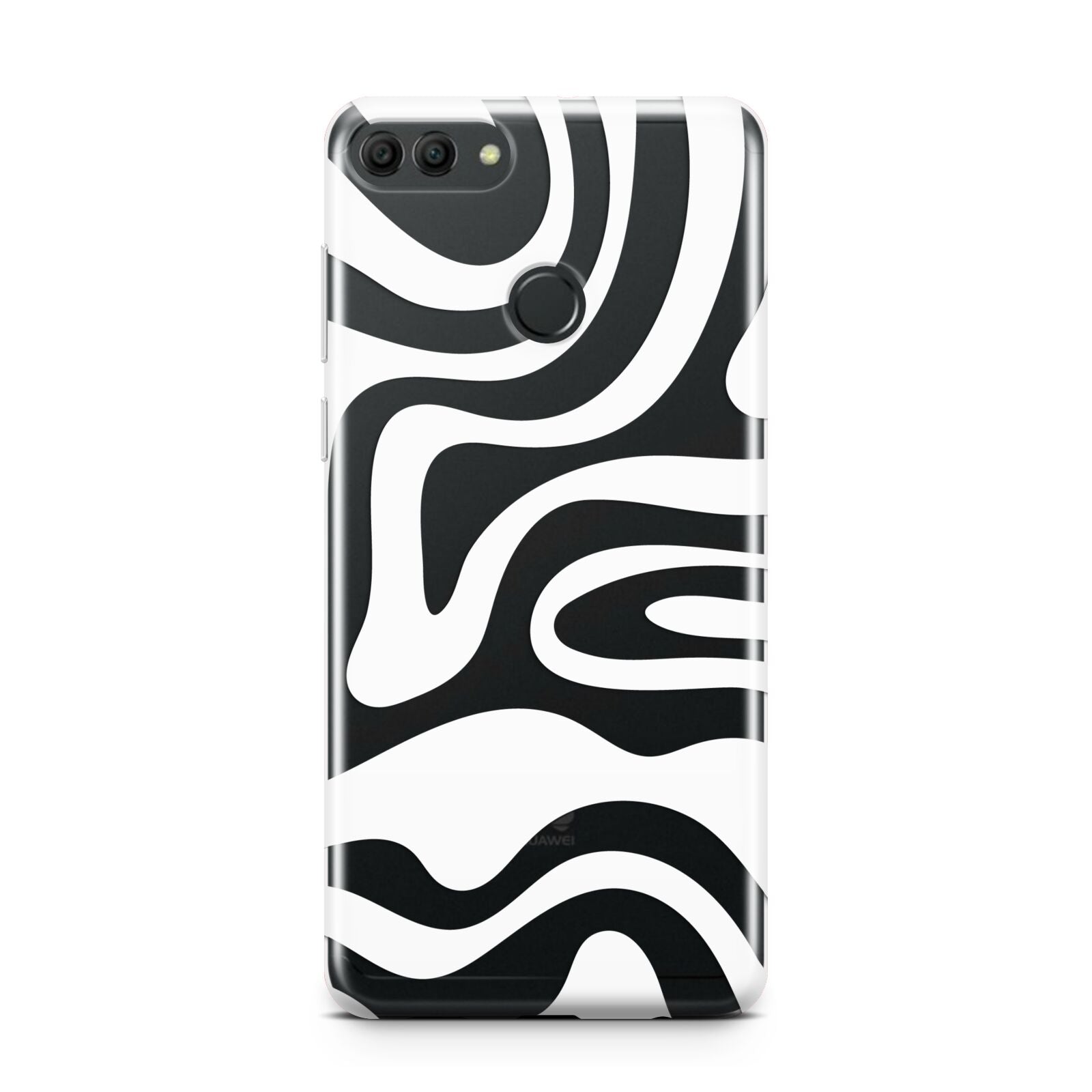 White Swirl Huawei Y9 2018