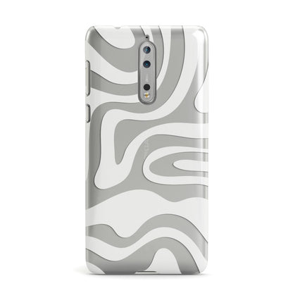 White Swirl Nokia Case