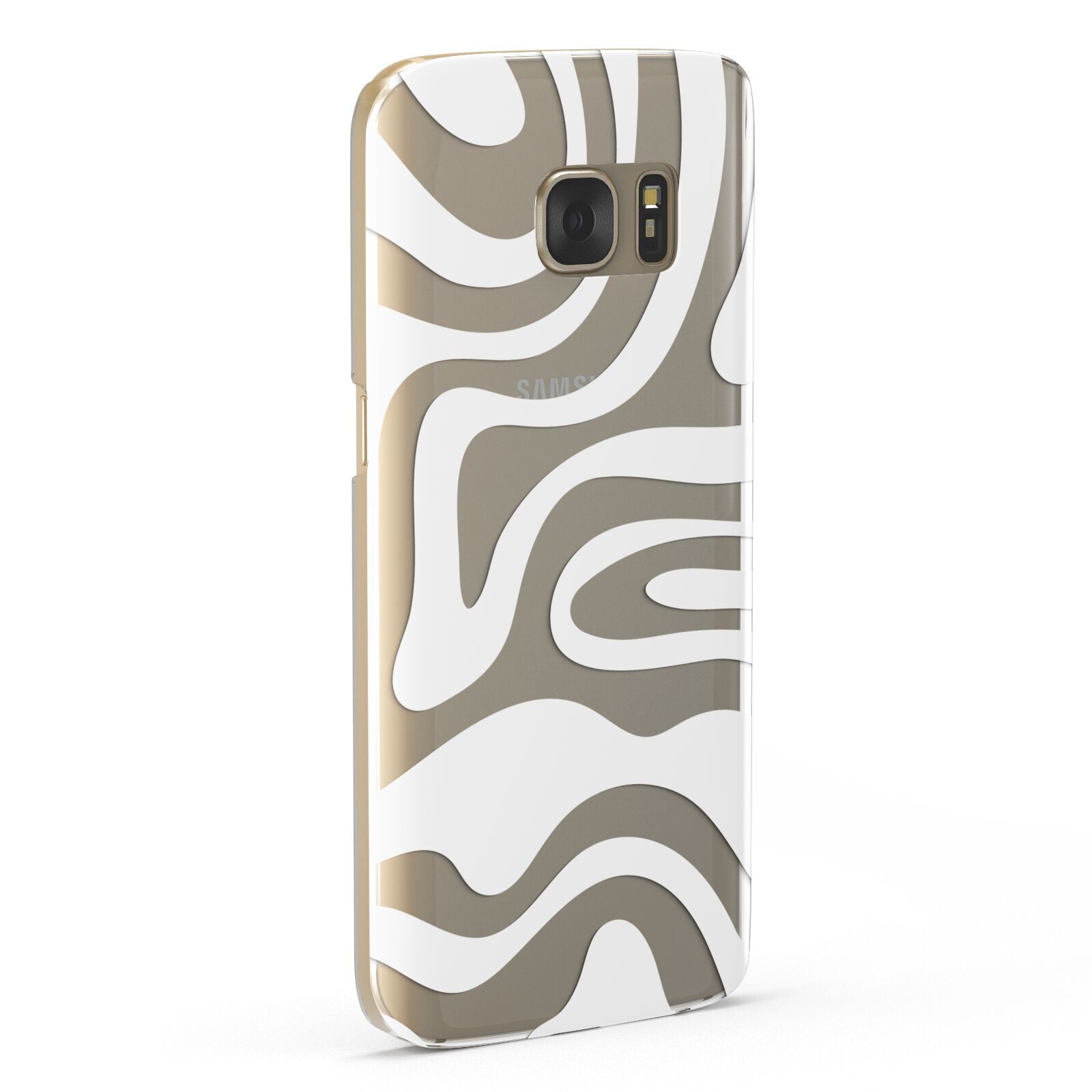 White Swirl Samsung Galaxy Case Fourty Five Degrees