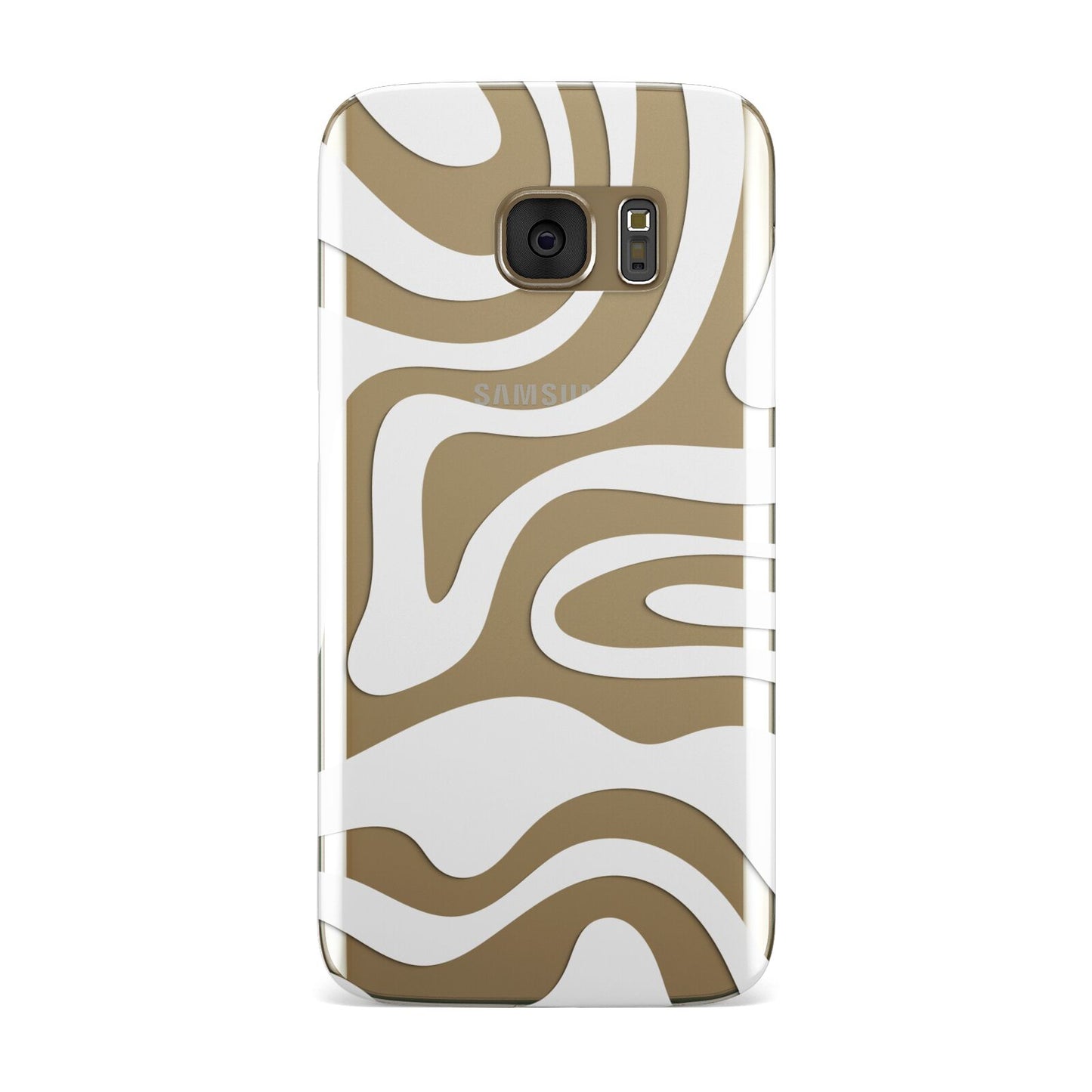 White Swirl Samsung Galaxy Case