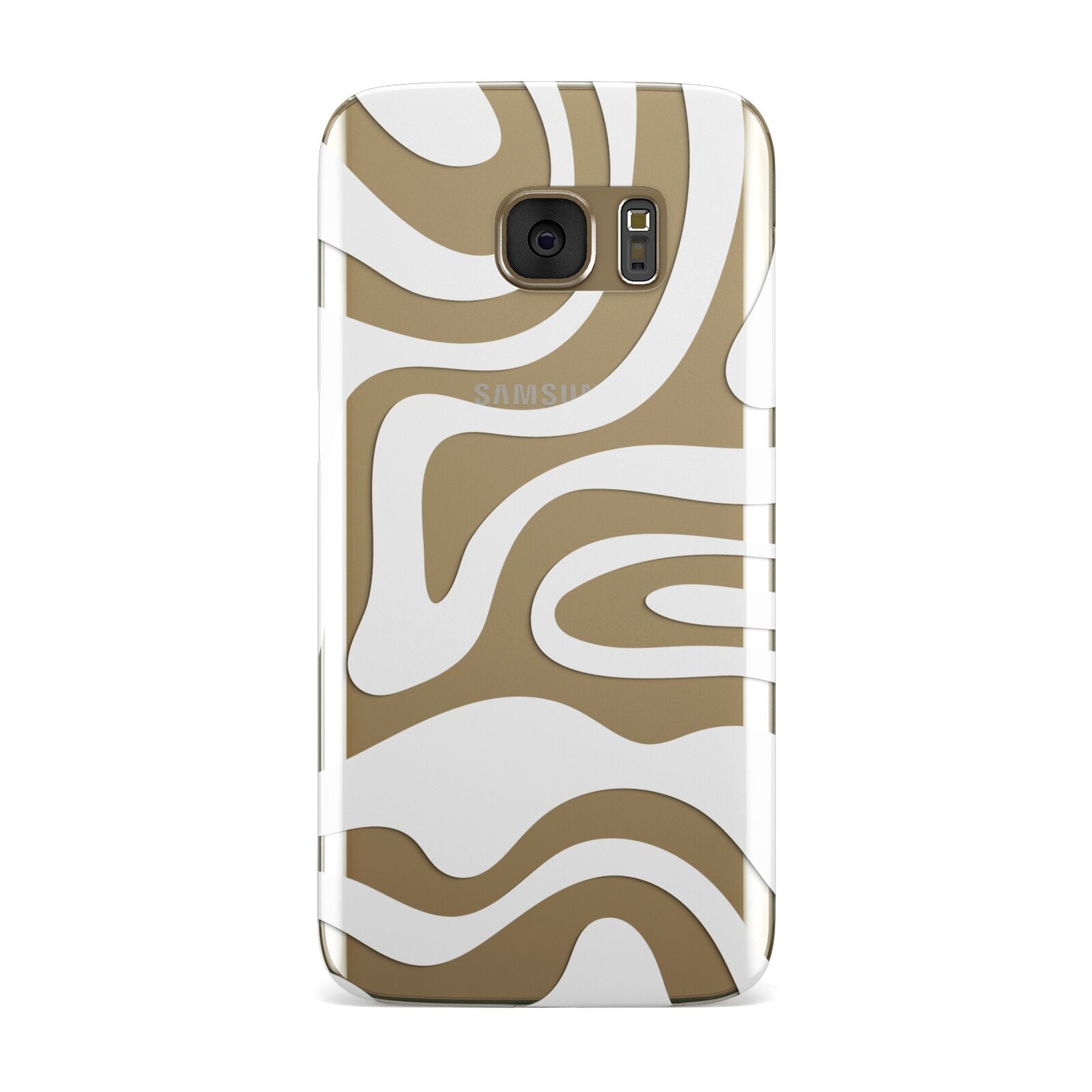 White Swirl Samsung Galaxy Case