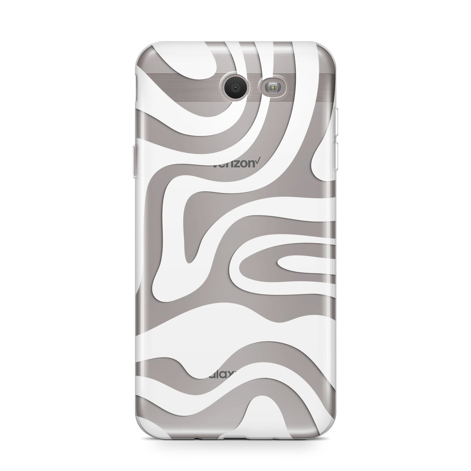 White Swirl Samsung Galaxy J7 2017 Case