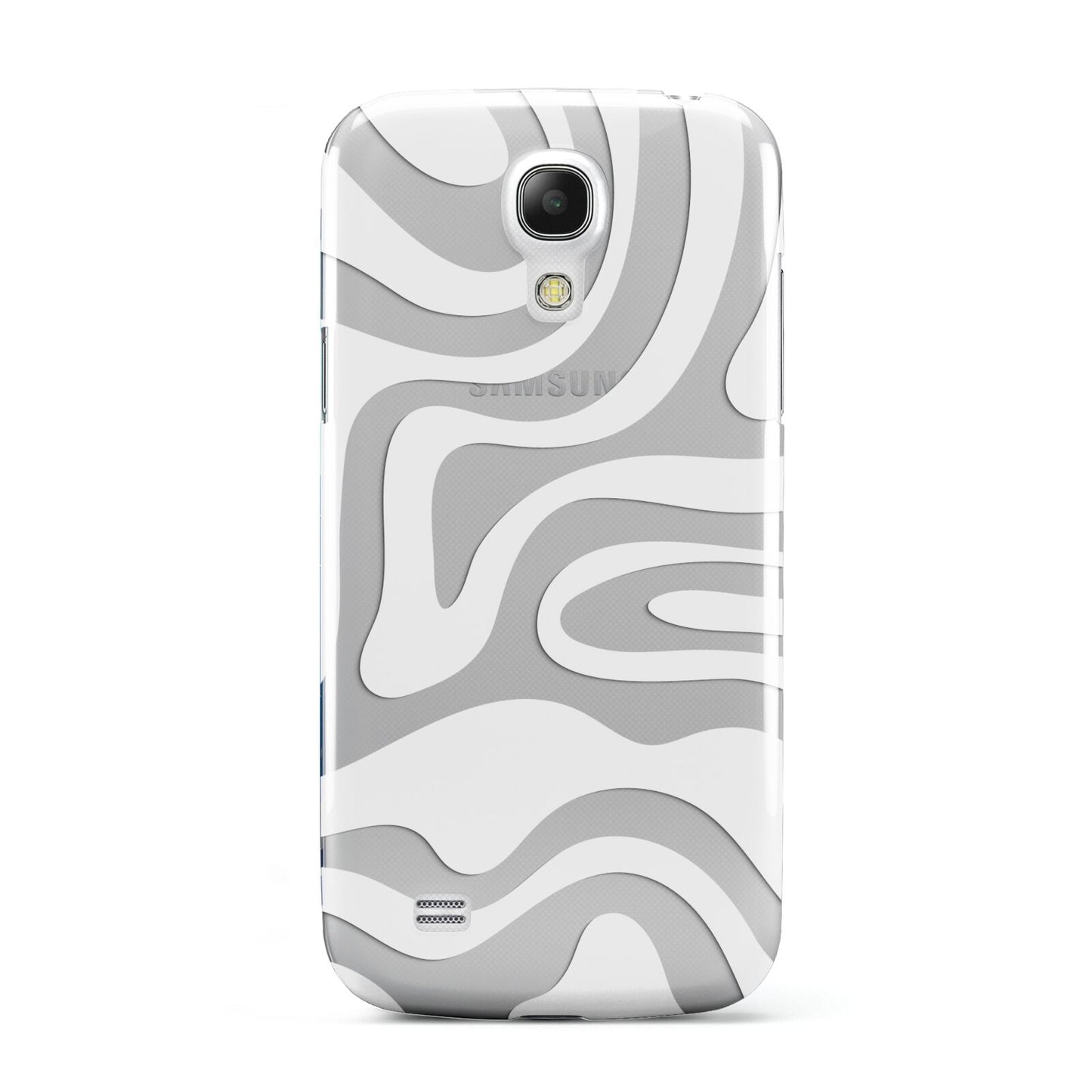 White Swirl Samsung Galaxy S4 Mini Case