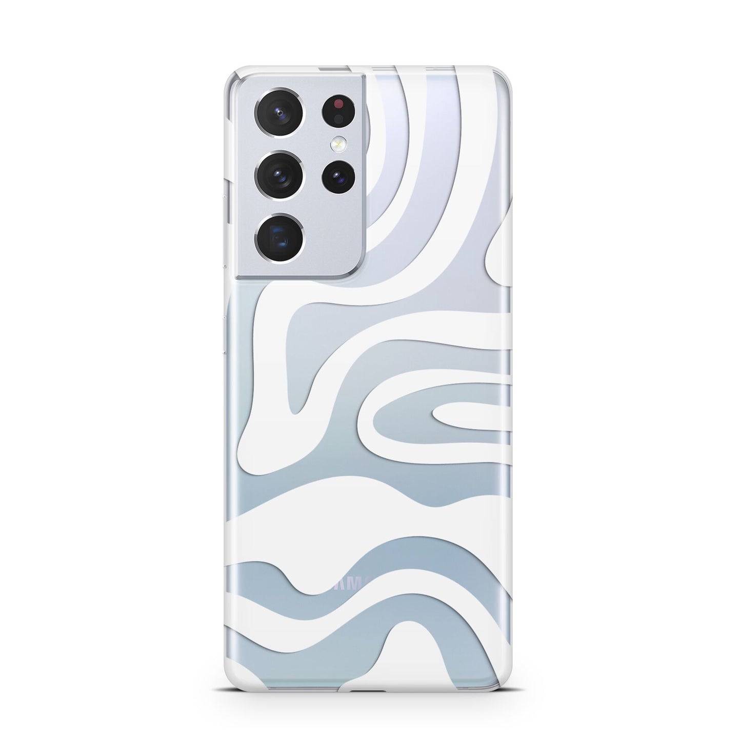 White Swirl Samsung S21 Ultra Case