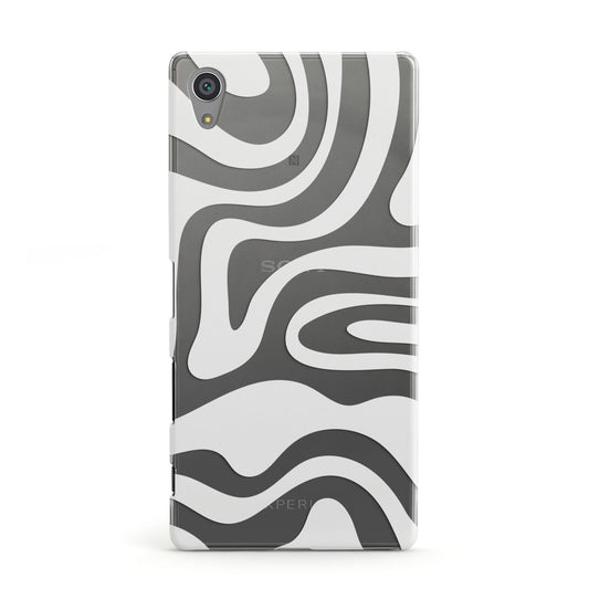 White Swirl Sony Xperia Case
