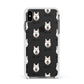 White Swiss Shepherd Dog Icon with Name Apple iPhone Xs Max Impact Case White Edge on Black Phone