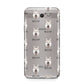 White Swiss Shepherd Dog Icon with Name Samsung Galaxy J7 2017 Case