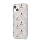 White Swiss Shepherd Dog Icon with Name iPhone 14 Glitter Tough Case Starlight Angled Image