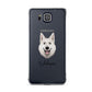 White Swiss Shepherd Dog Personalised Samsung Galaxy Alpha Case