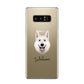 White Swiss Shepherd Dog Personalised Samsung Galaxy Note 8 Case