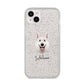 White Swiss Shepherd Dog Personalised iPhone 14 Plus Glitter Tough Case Starlight