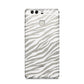 White Zebra Print Huawei P9 Case