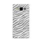 White Zebra Print Samsung Galaxy A5 Case