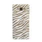 White Zebra Print Samsung Galaxy A8 Case