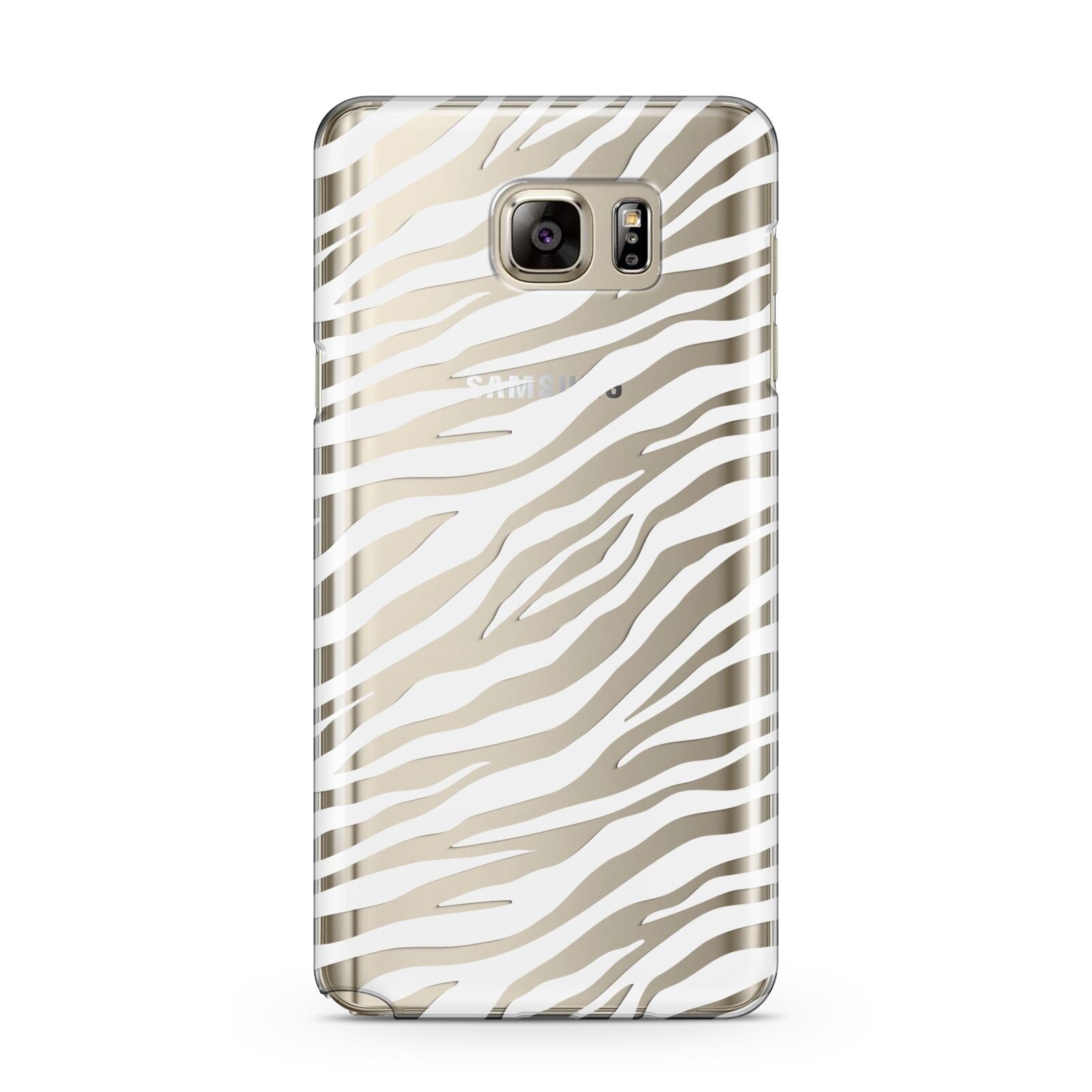 White Zebra Print Samsung Galaxy Note 5 Case