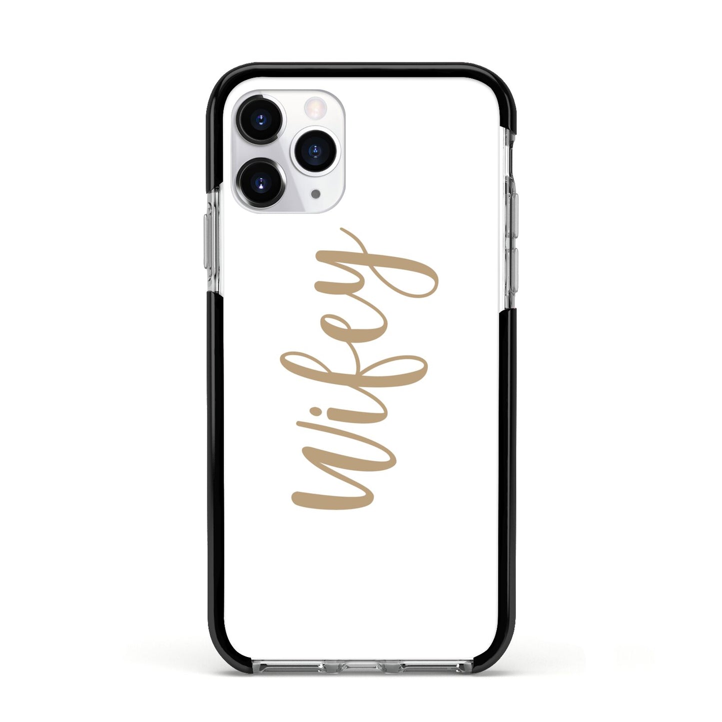 Wifey Apple iPhone 11 Pro in Silver with Black Impact Case