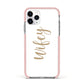 Wifey Apple iPhone 11 Pro in Silver with Pink Impact Case