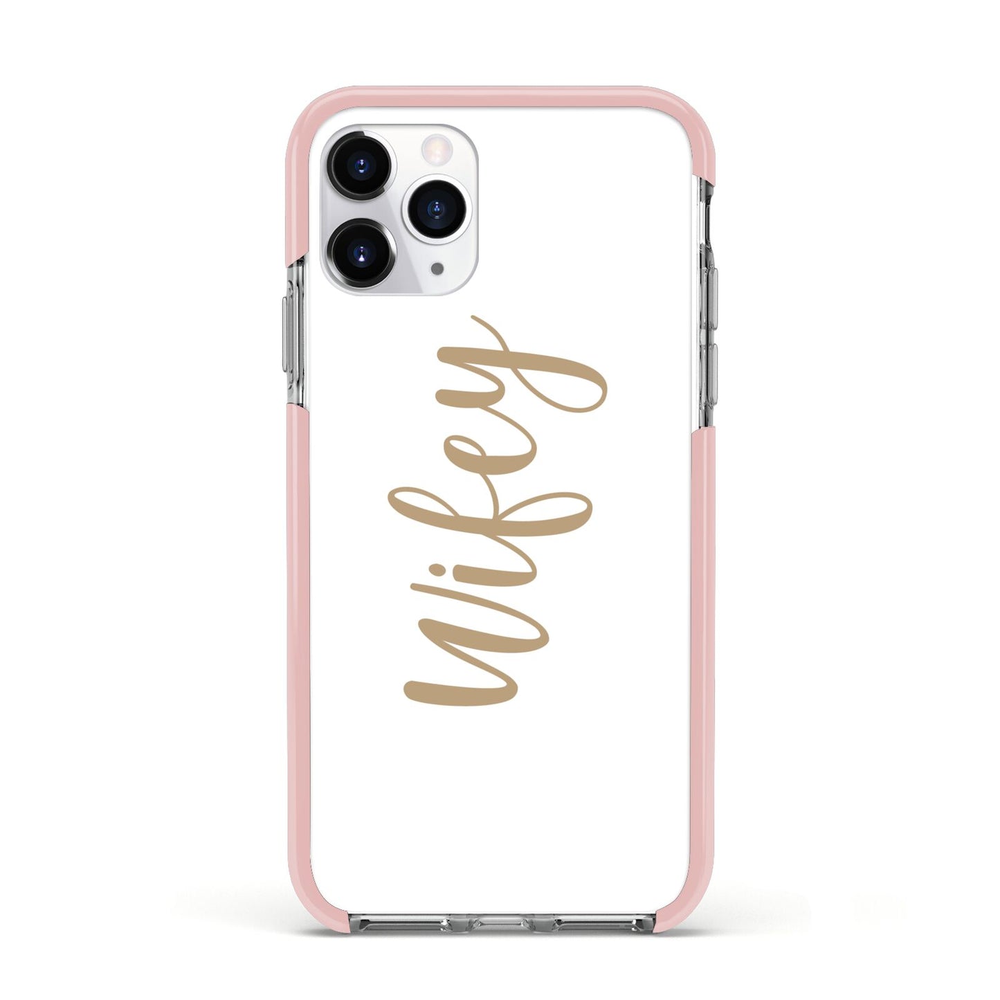 Wifey Apple iPhone 11 Pro in Silver with Pink Impact Case
