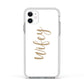 Wifey Apple iPhone 11 in White with White Impact Case