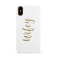 Wifey Apple iPhone XS 3D Snap Case