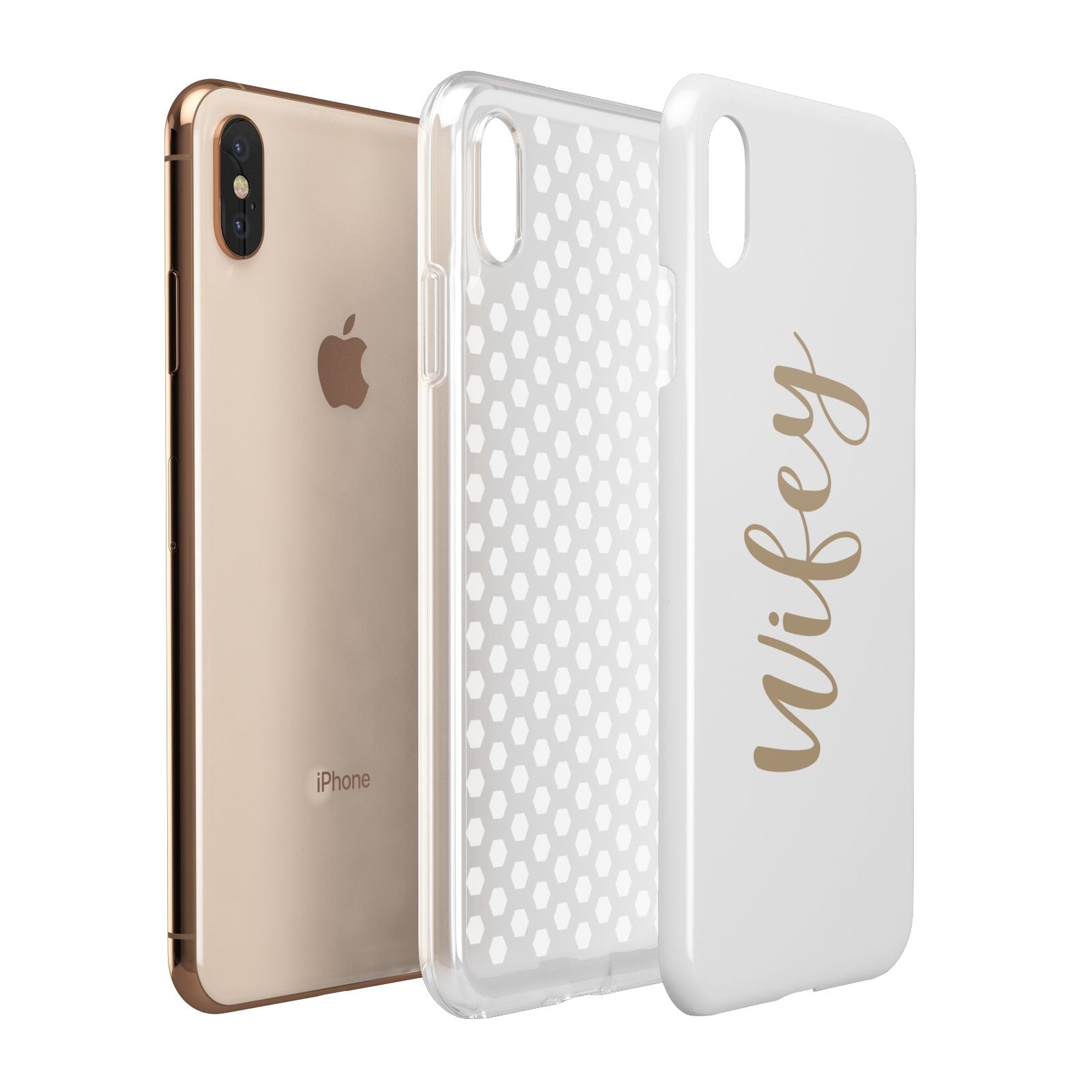 Wifey Apple iPhone Xs Max 3D Tough Case Expanded View