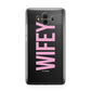 Wifey Pink Huawei Mate 10 Protective Phone Case