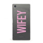 Wifey Pink Sony Xperia Case