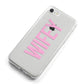 Wifey Pink iPhone 8 Bumper Case on Silver iPhone Alternative Image
