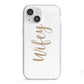 Wifey iPhone 13 Mini TPU Impact Case with White Edges